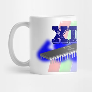 XL 6809 chip background Mug